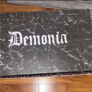 white demonia platform boots size 9 women US 9/10 condition